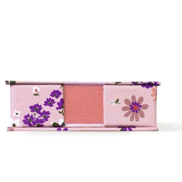 Kate Spade New York Small Loose Note Holder with Black Ink Pen, Pacific Petals - Picture 2 of 6